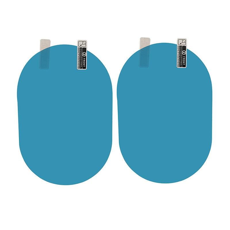 2 Pcs Car sticker Rainproof Film For Car Rearview Mirror Car Rearview Mirror Rain Film Clear Sight In Rainy Days Car Film Rear Mirror Protective Film Anti Fog Window Clear Rainproof Rear View Mirror Protective Soft Film Auto Accessories LP