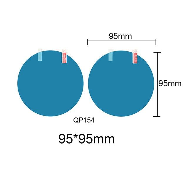 2 Pcs Car sticker Rainproof Film For Car Rearview Mirror Car Rearview Mirror Rain Film Clear Sight In Rainy Days Car Film Rear Mirror Protective Film Anti Fog Window Clear Rainproof Rear View Mirror Protective Soft Film Auto Accessories LP